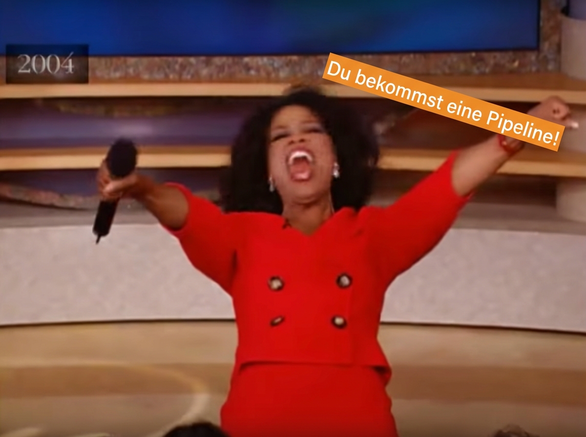 Oprah vertreibt Pipelines