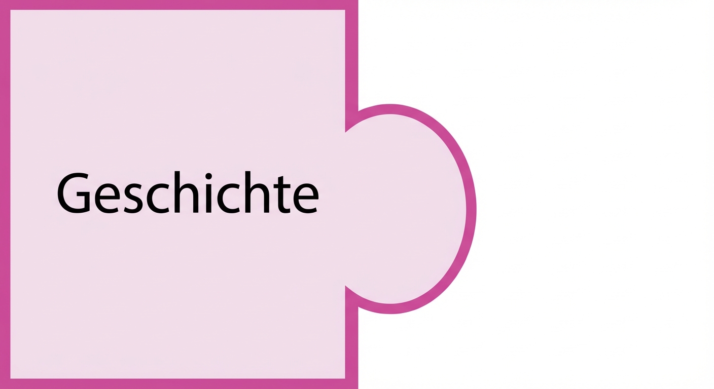 Puzzleteil mit dem Wort „Story“