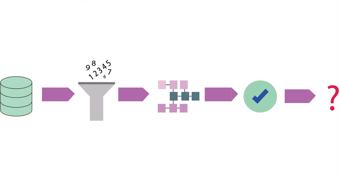 Darstellung der Schritte für den Data Science-Prozess