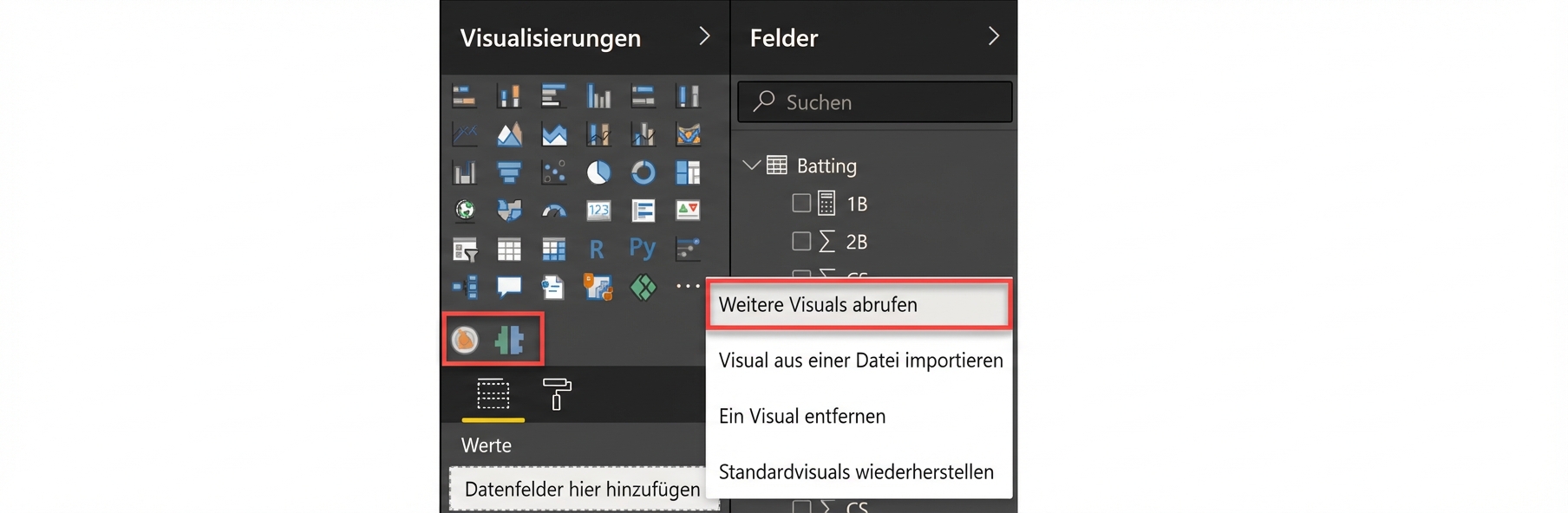 Benutzerdefinierte Visualisierungen in Power BI