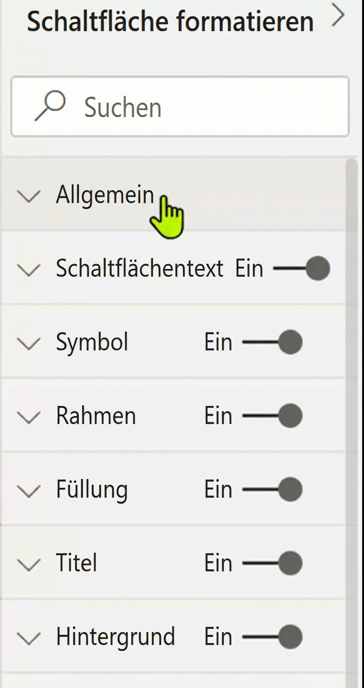 Buttons können vier Zustände haben
