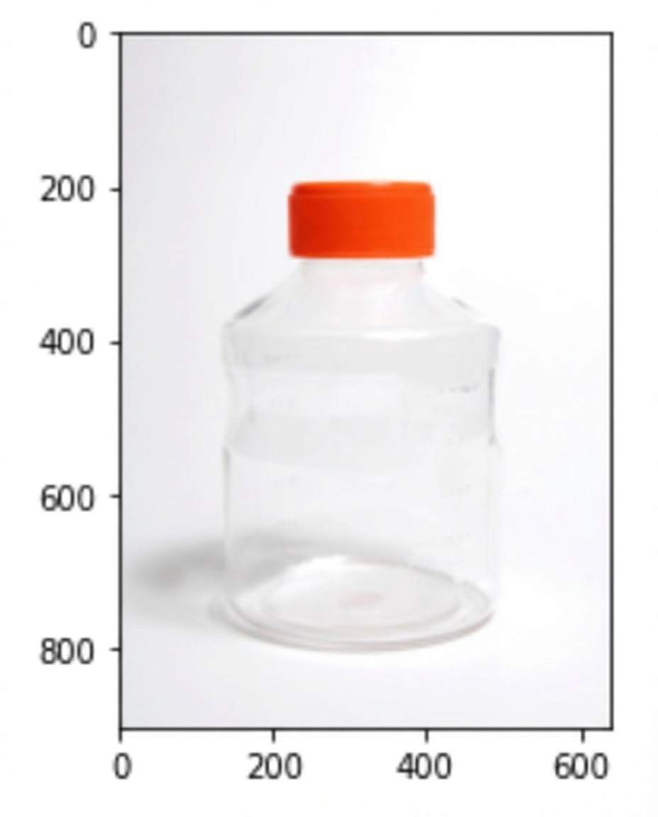 Ein Bild von einer Plastikflasche