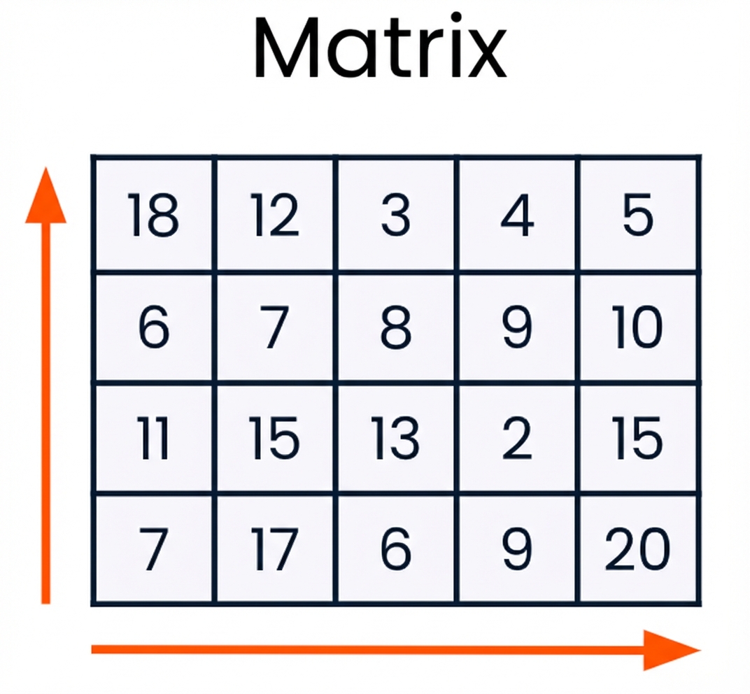 Grafik einer Matrix
