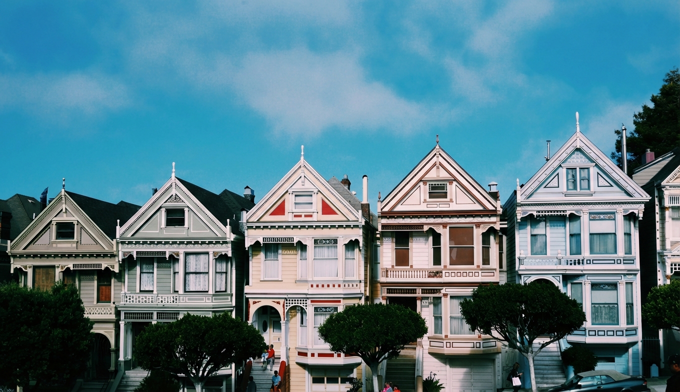 Bild einer Häuserreihe