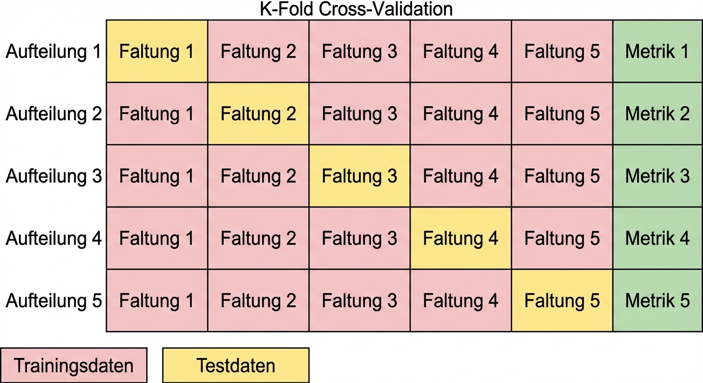 Wiederholung mit der fünften Teilmenge