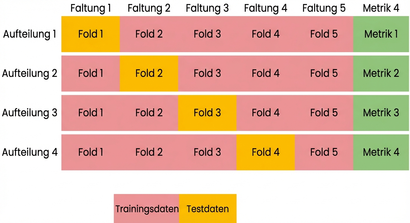 Wiederholung mit der vierten Teilmenge