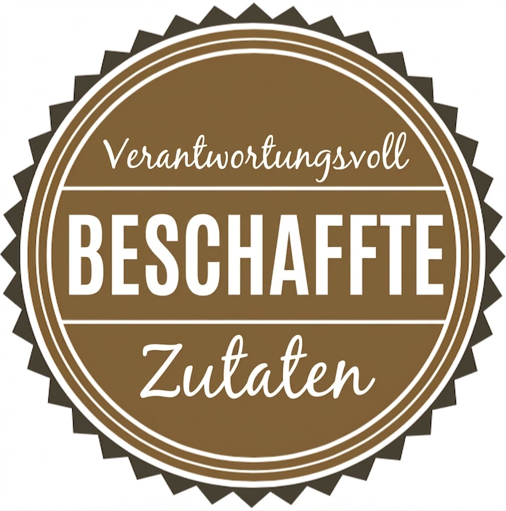 Ein Logo mit dem Satz „Responsibly Sourced Ingredients“.