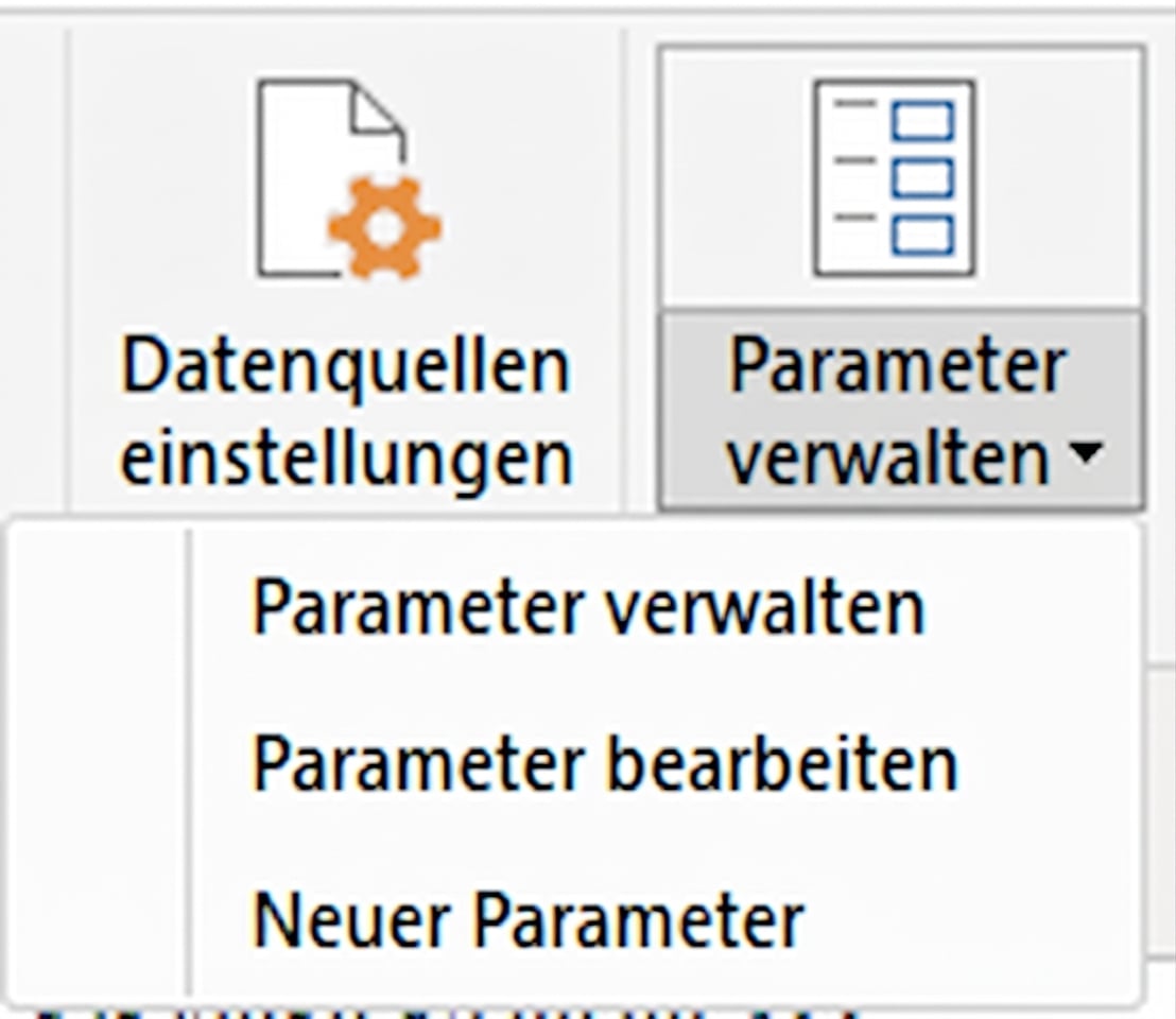 Parameter-Menü
