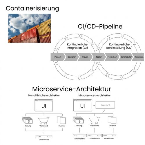 Deployment phase microservice architecture