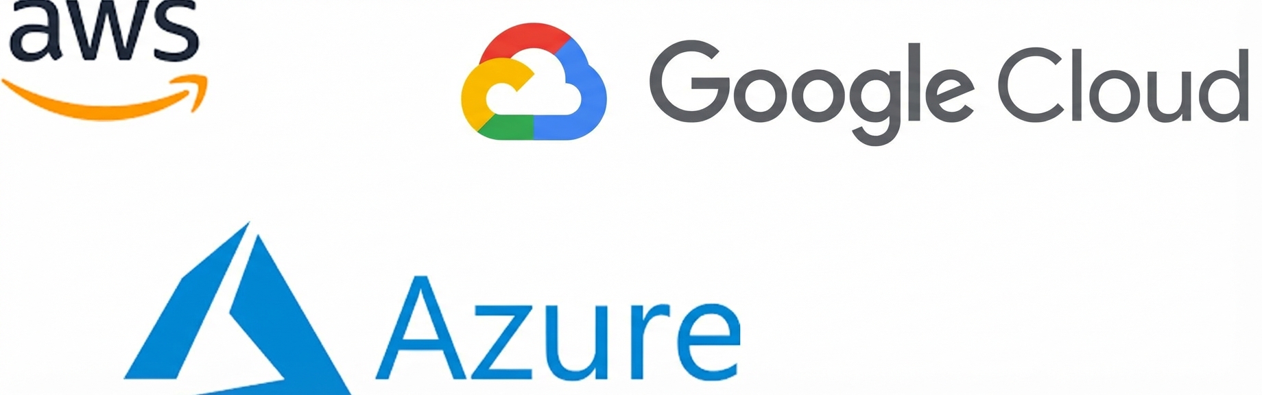 Logos der gängigen Cloud-Anbieter