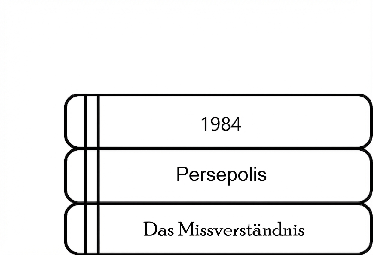 Ein Stapel Bücher.