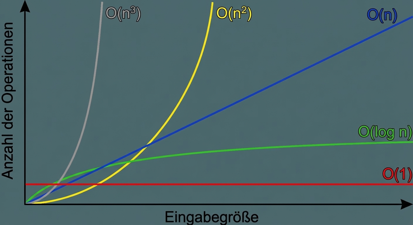 Darstellung verschiedener Komplexitäten.