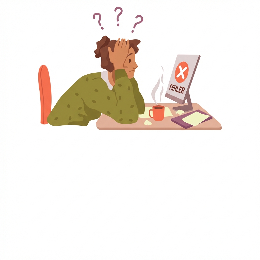 Fehler bei der Arbeit mit Daten