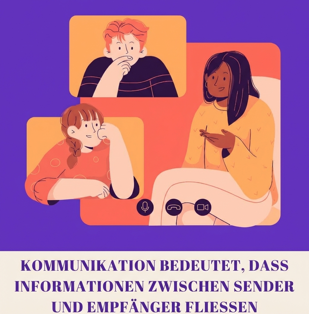 Grafik zeigt eine Person, die über eine Videokonferenz mit ihrem Publikum redet