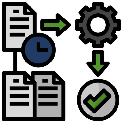 Illustration eines automatisierten Prozesses