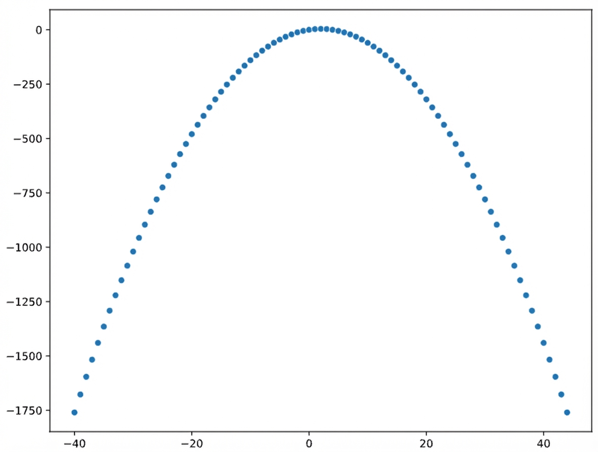 Eine starker Zusammenhang mit einem niedrigen linearen Korrelationskoeffizienten