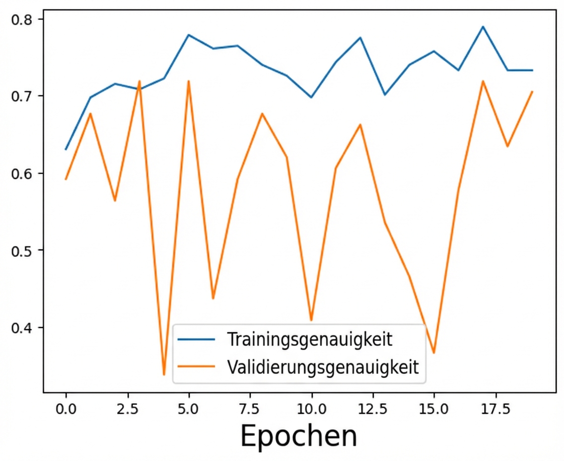 zu viel Regularisierung