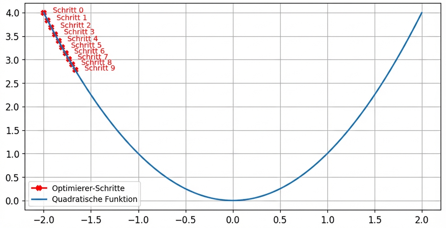 ein Beispiel für eine kleine Lernrate