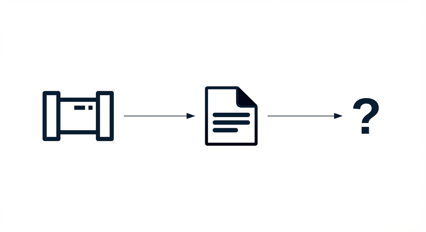 Protokollierungs-Workflow für eine Datenpipeline.