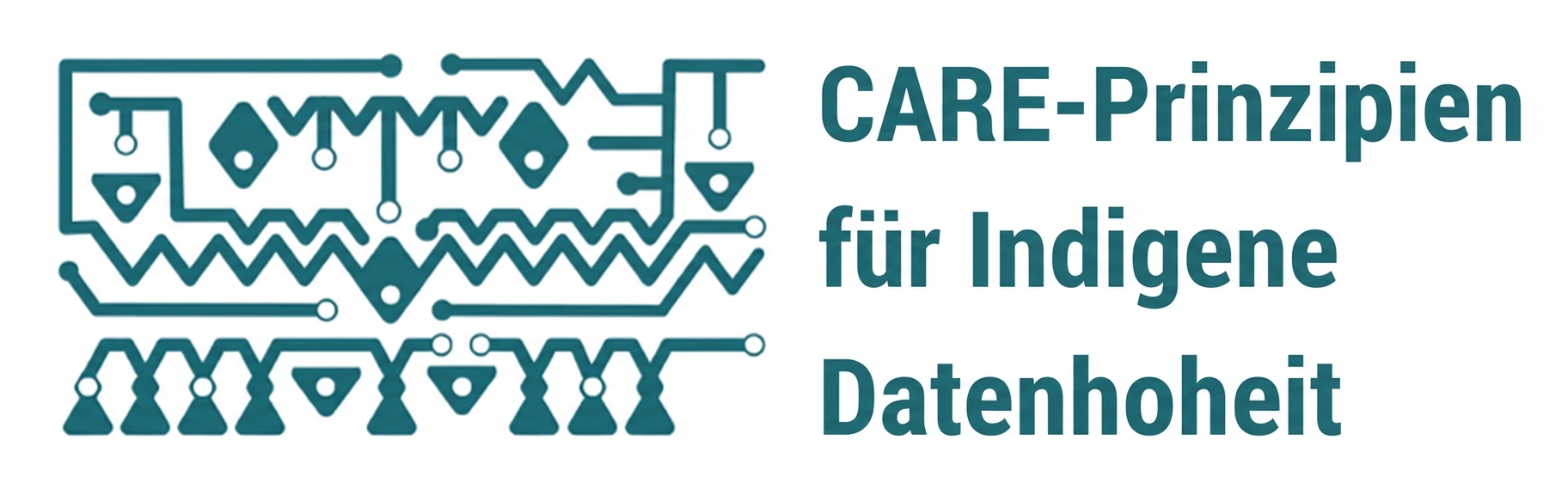 Logo der CARE-Prinzipien für die Datenverwaltung indigener Völker.