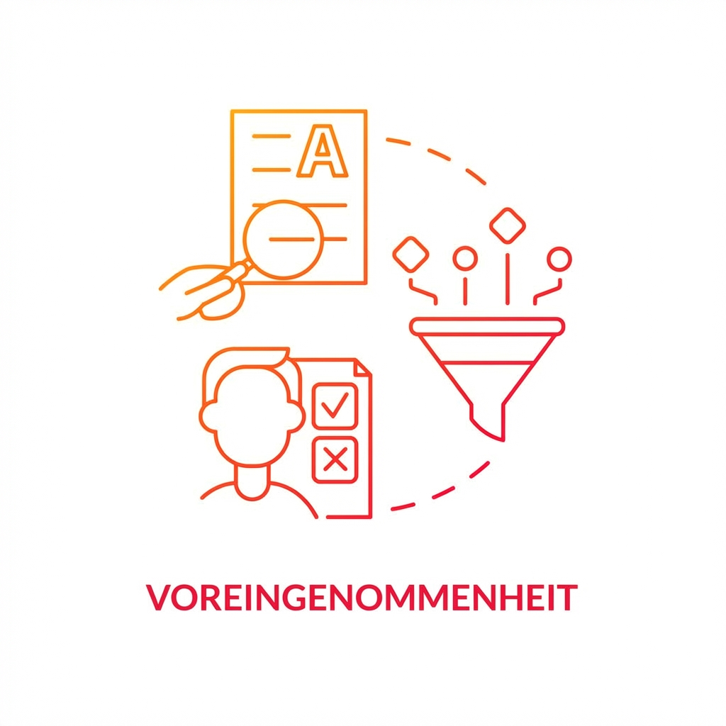 Ein Symbol, das darstellt, wie ein Modell aus den Daten, die es gesehen hat, Vorurteile erlernen kann.