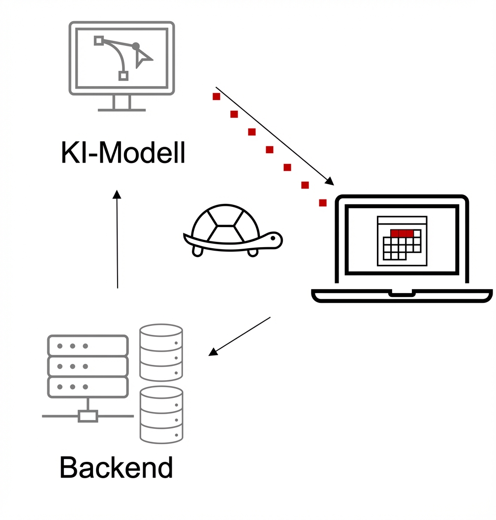 Langsames KI-Lösungssystem