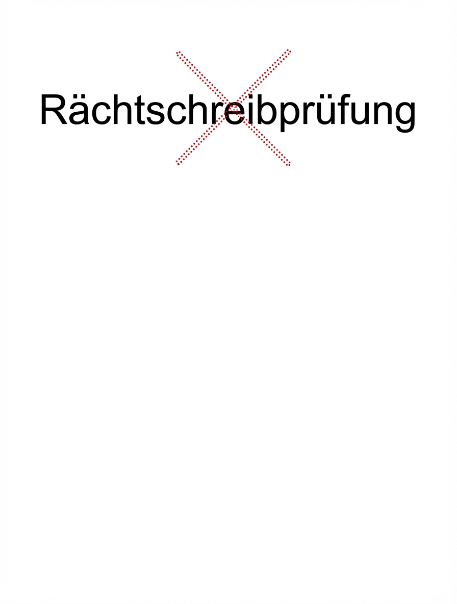 Rechtschreibprüfung