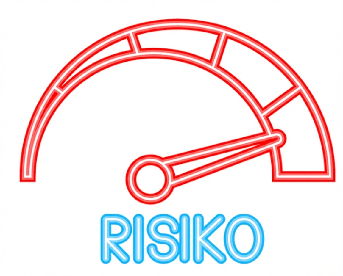 Indicator showing the level of risk