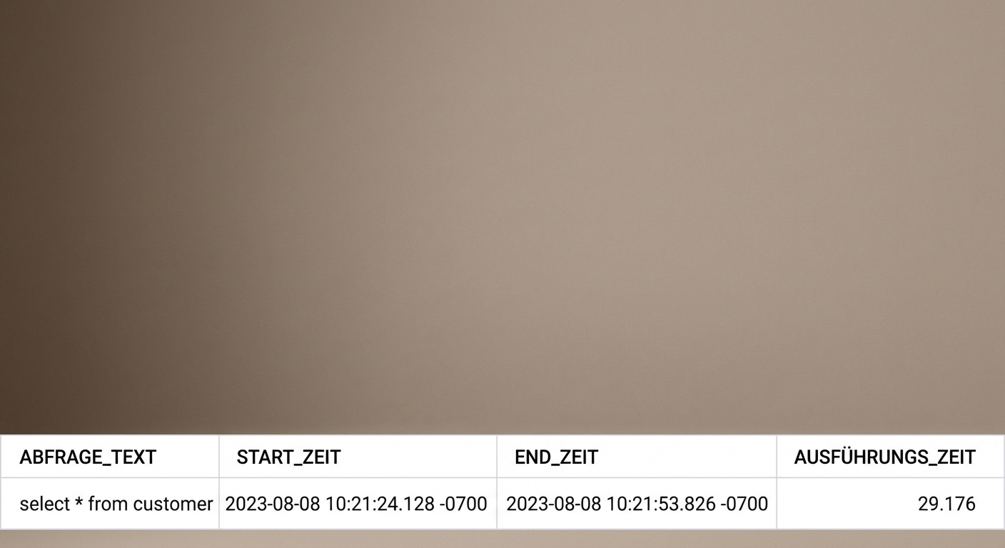 Filtering result based on execution time greater than 1000ms