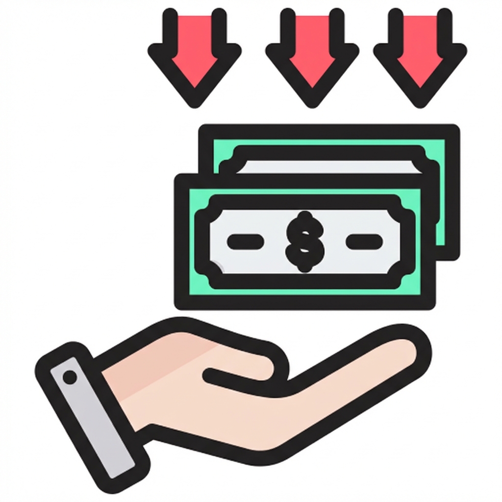 Icon depicting generating revenue