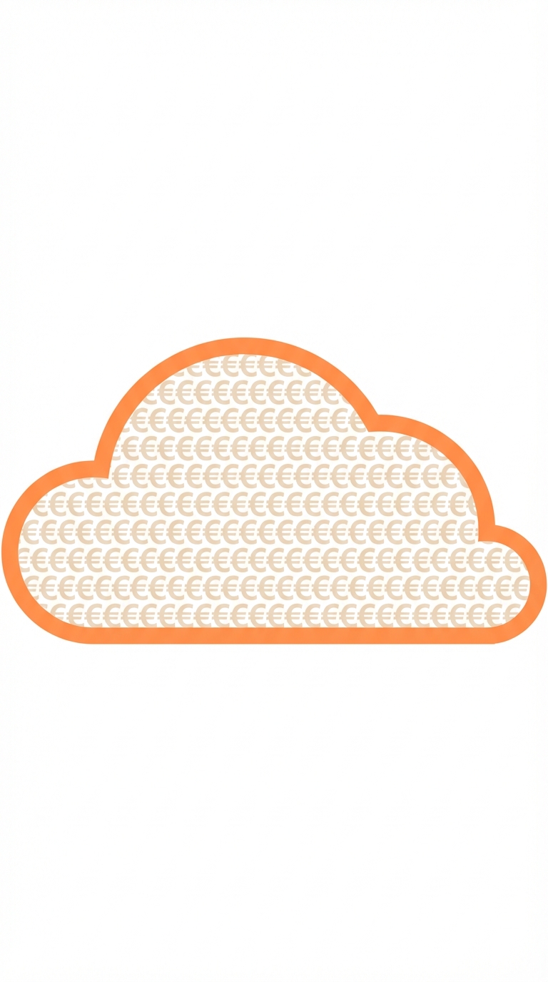 Bild eines Cloud-Symbols mit Dollarzeichen darin