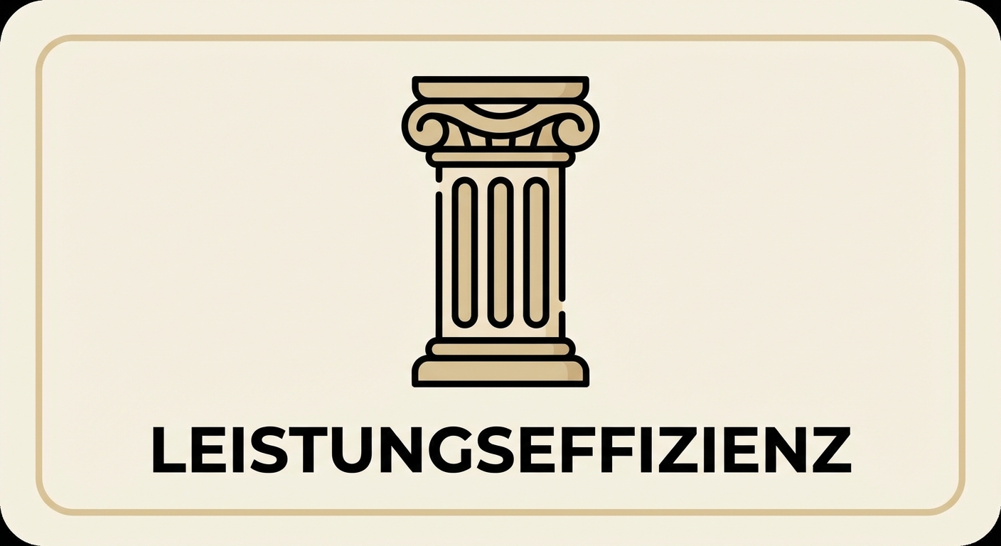 Die Säule der Leistungseffizienz