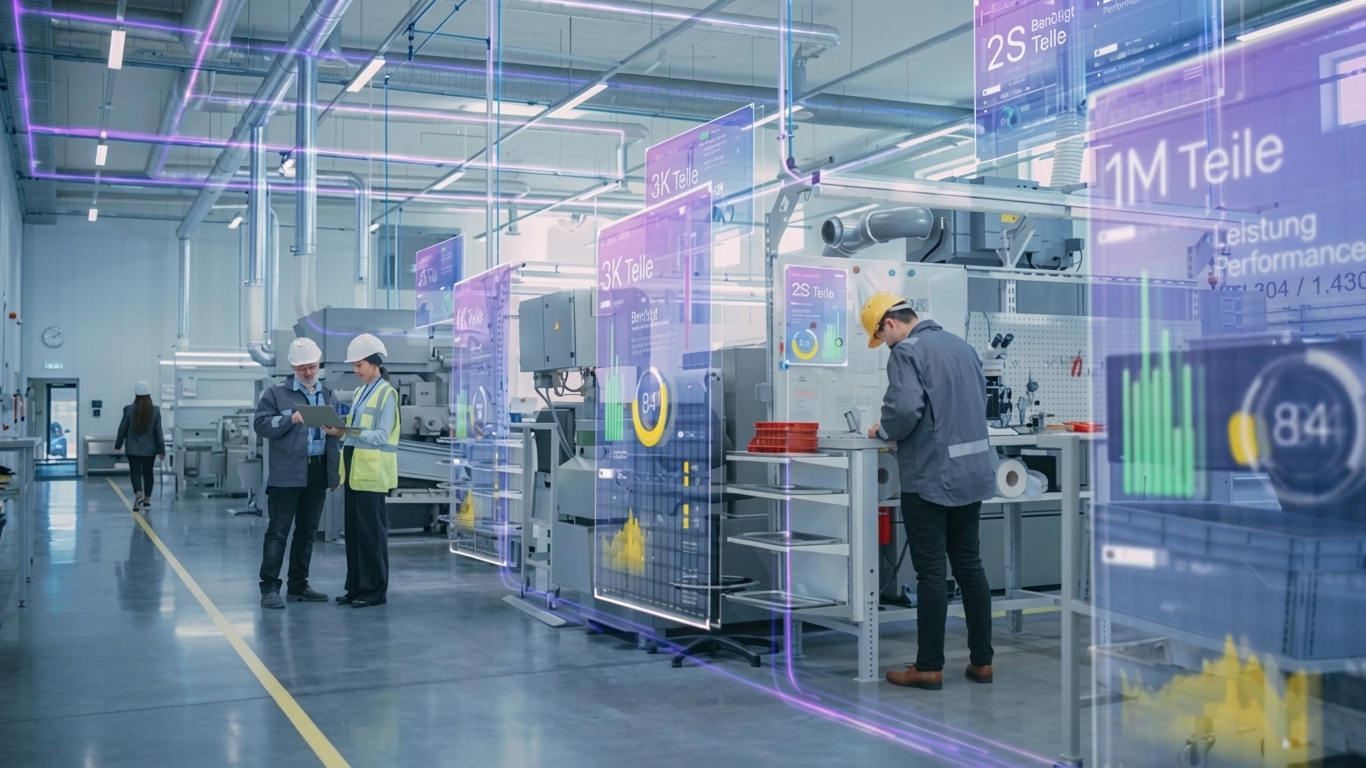 Bild eines Fabrik-Verarbeitungsraums