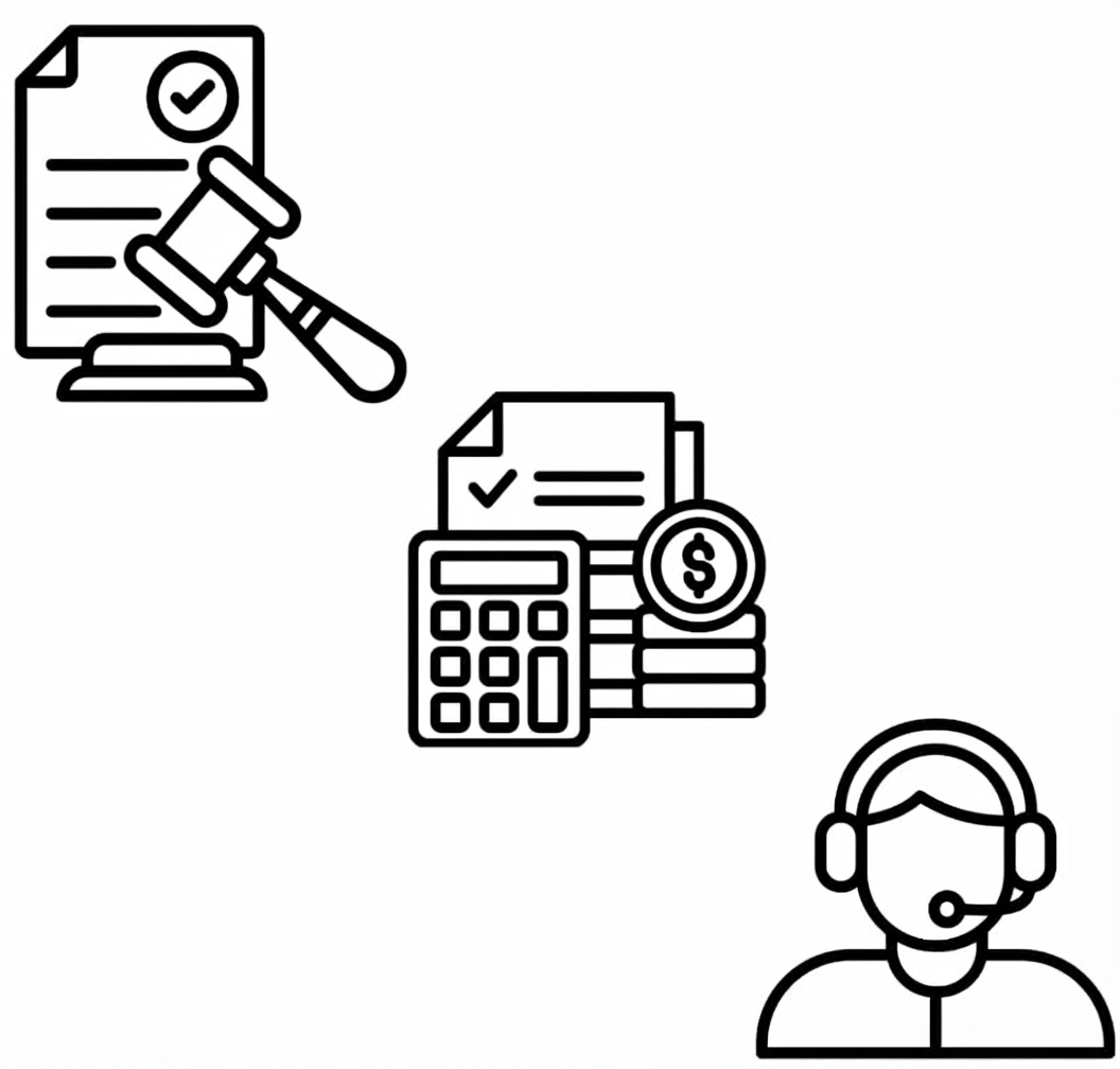 Legal, finance and support use cases