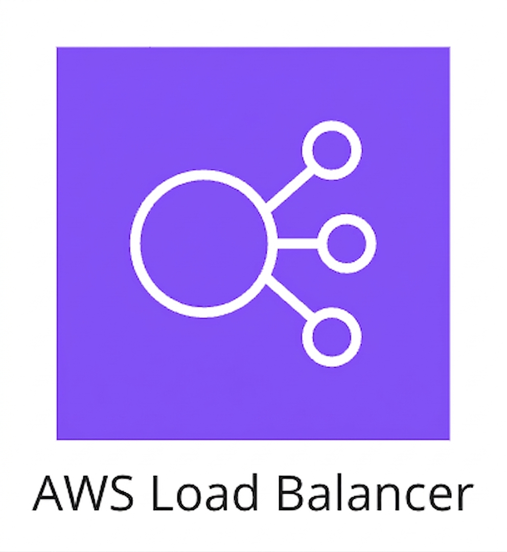 Ein Icon zeigt AWS Load Balancer.