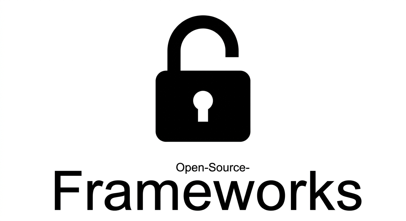 Ein Icon für Open-Source-Frameworks.
