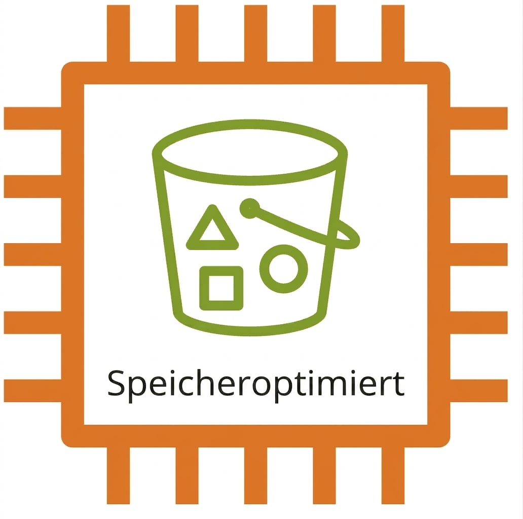 EC2-Instanzsymbol für eine storage-optimierte Instanz.