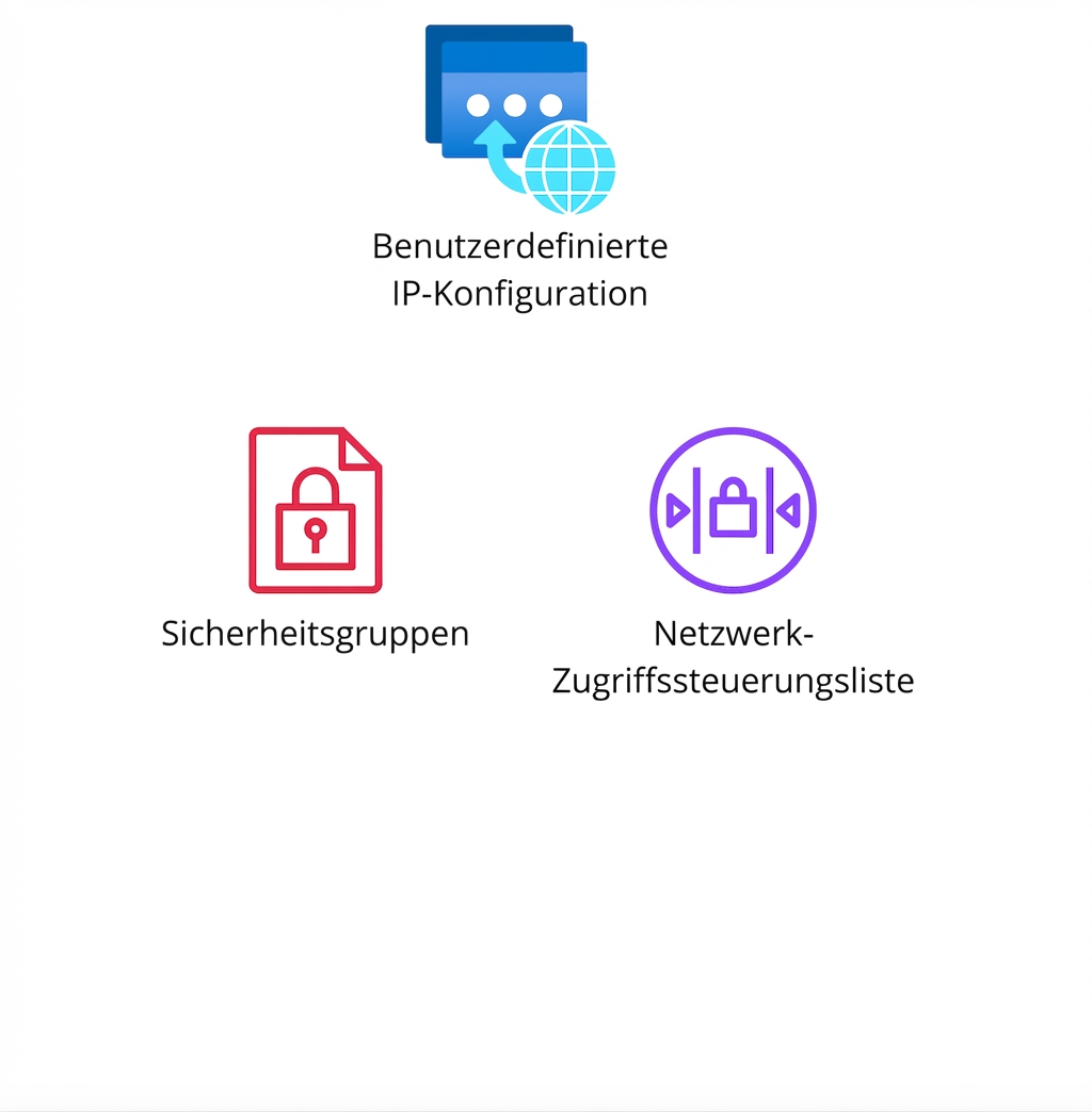 Symbole für Security Groups und Network Access Control Lists.
