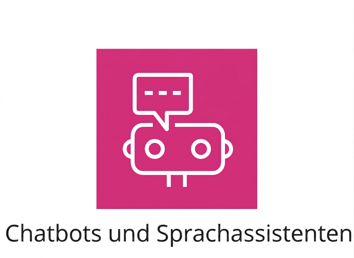 Ein Symbol für Chatbots und Sprachassistenten.