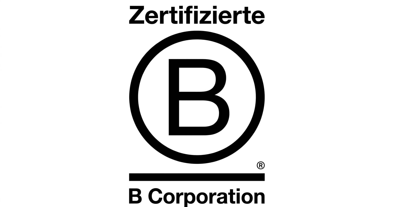 Ein Bild der BCorp-Zertifizierung