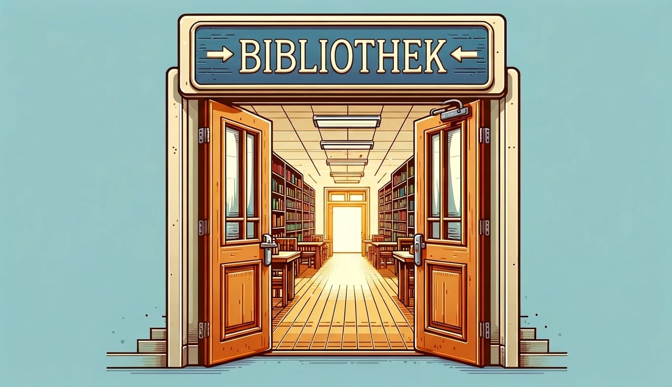 Cartoon-Bild einer Schulbibliothek.png