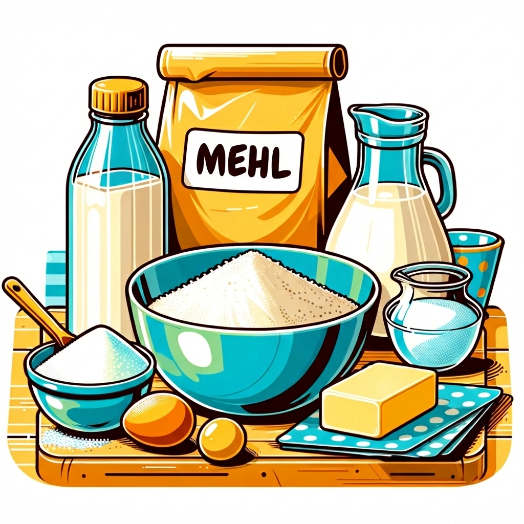 Zutaten für einen Kuchen.webp