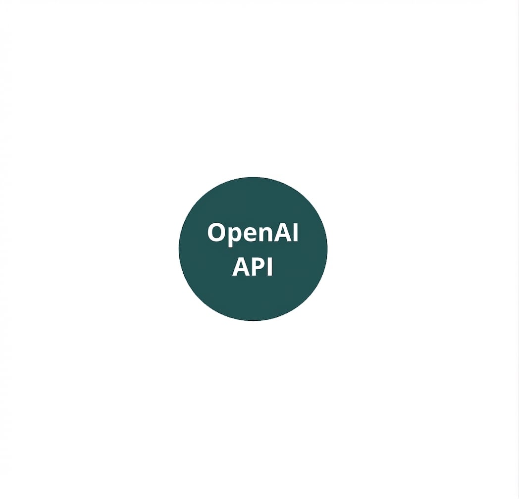 Ein Kreis mit der OpenAI-API