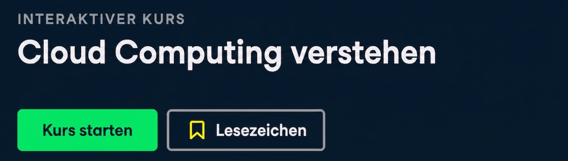DataCamp-Kurs: Cloud Computing verstehen