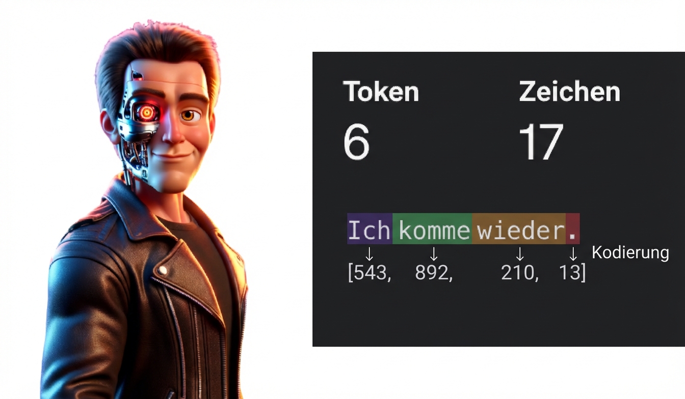 Bild von einem Mann, der aussieht wie der Terminator aus dem gleichnamigen Film