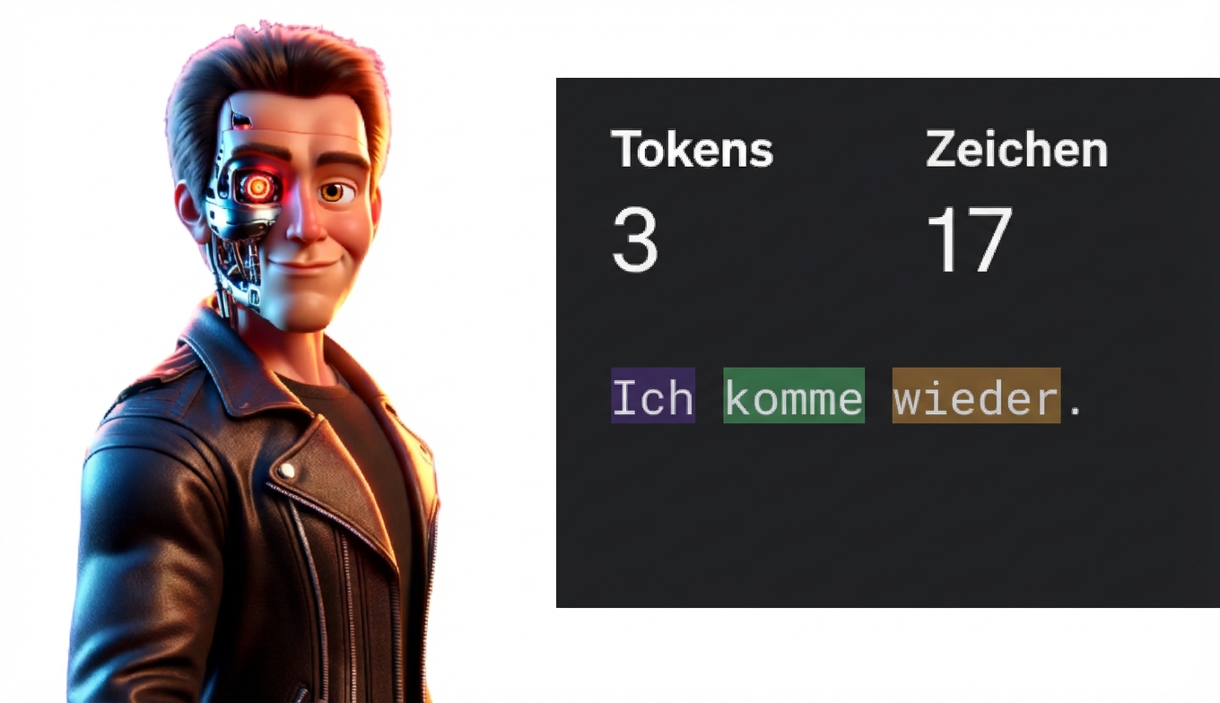 Bild von einem Mann, der aussieht wie der Terminator aus dem gleichnamigen Film