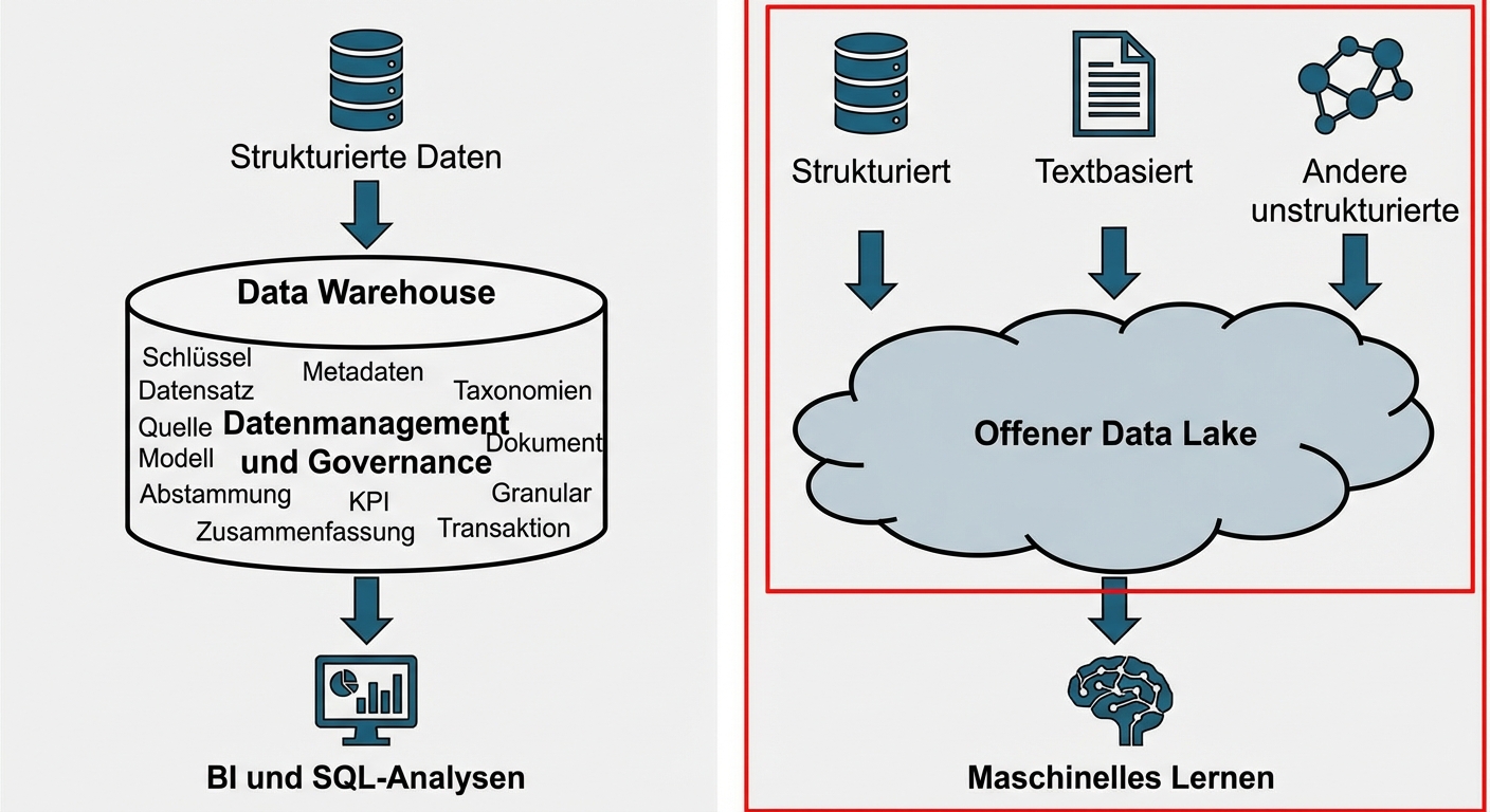 Ausgewählte Data-Lake-Architektur