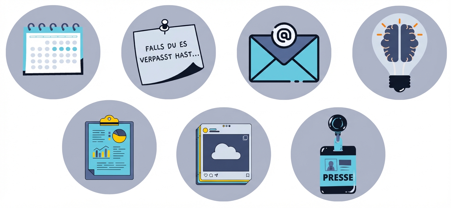 Blase mit einem Kalender