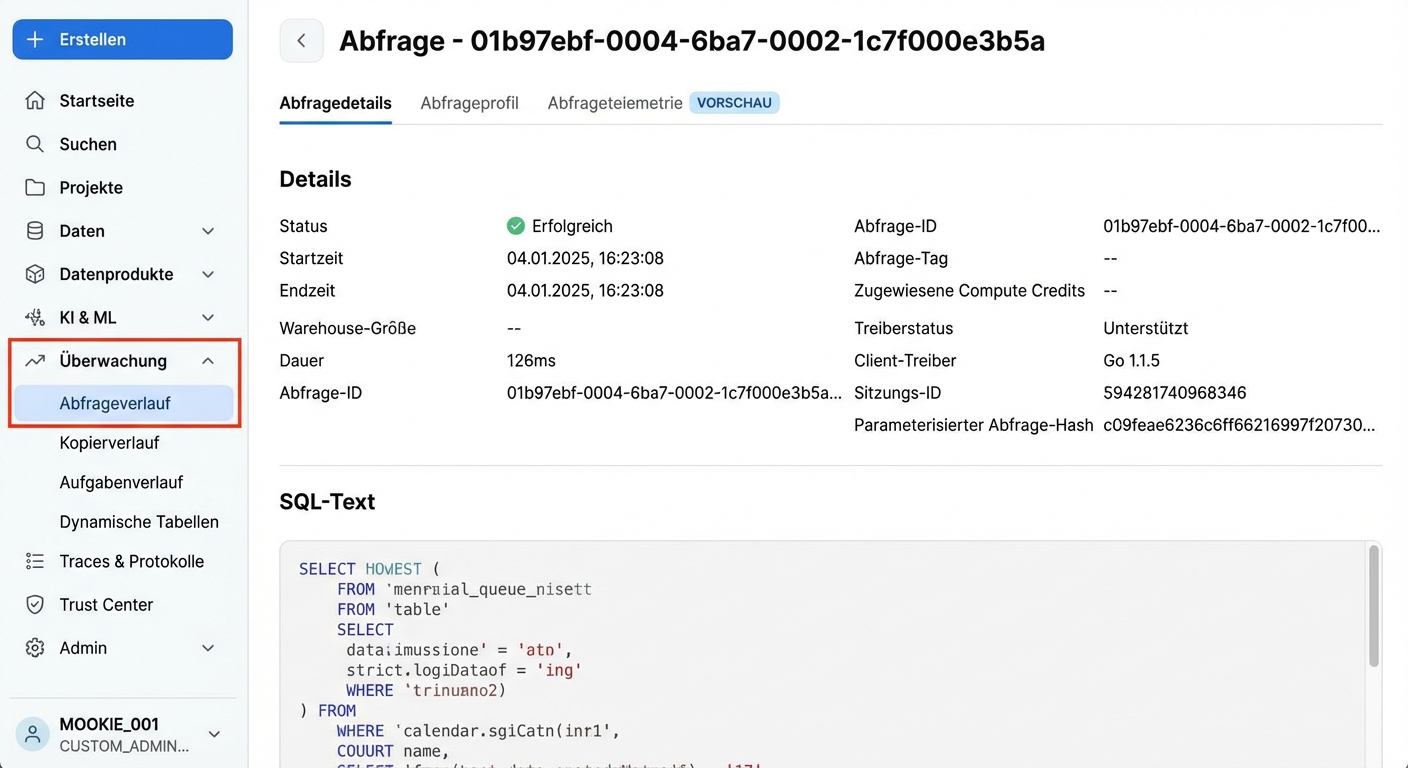 GIF zum Anzeigen von Abfragedetails