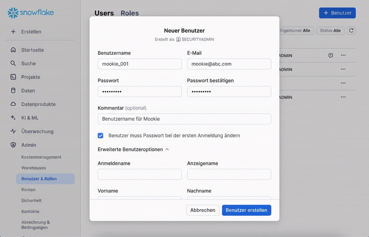 GIF zum Erstellen eines neuen Benutzers
